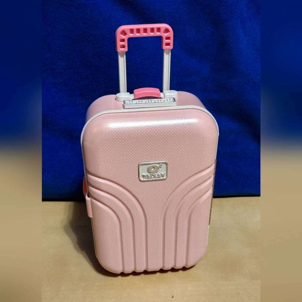 Mini Rolling Suitcase Jewelry Box